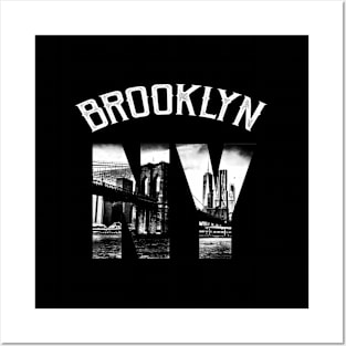 Brooklyn New York Skyline Brooklyn Posters and Art